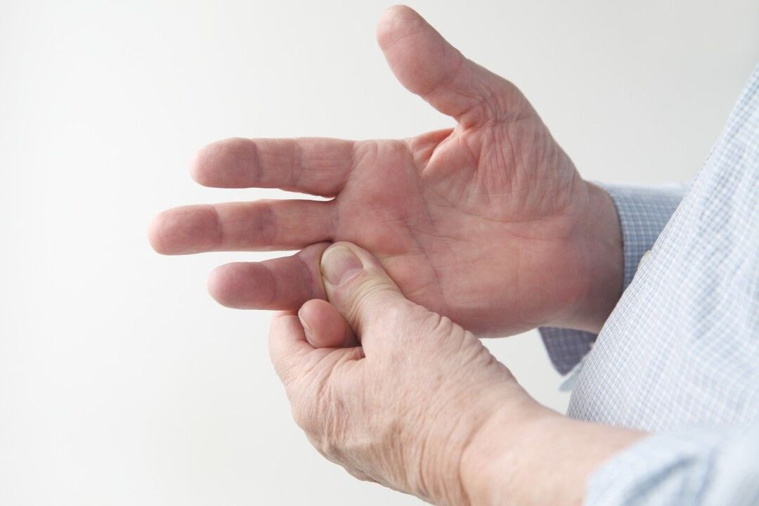 pain in the joints of the hands