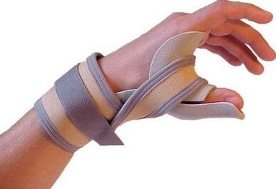 Fixation for the injury to the thumb of the hand